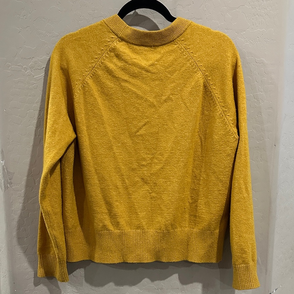 Faherty Women's Mustard Button-Front Cardigan - image 3